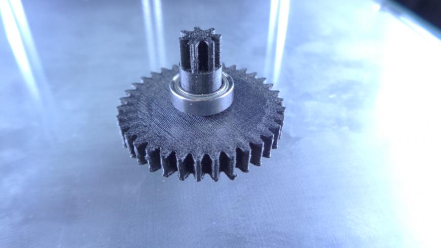 Слайсер изменил толщину детали на части печати.