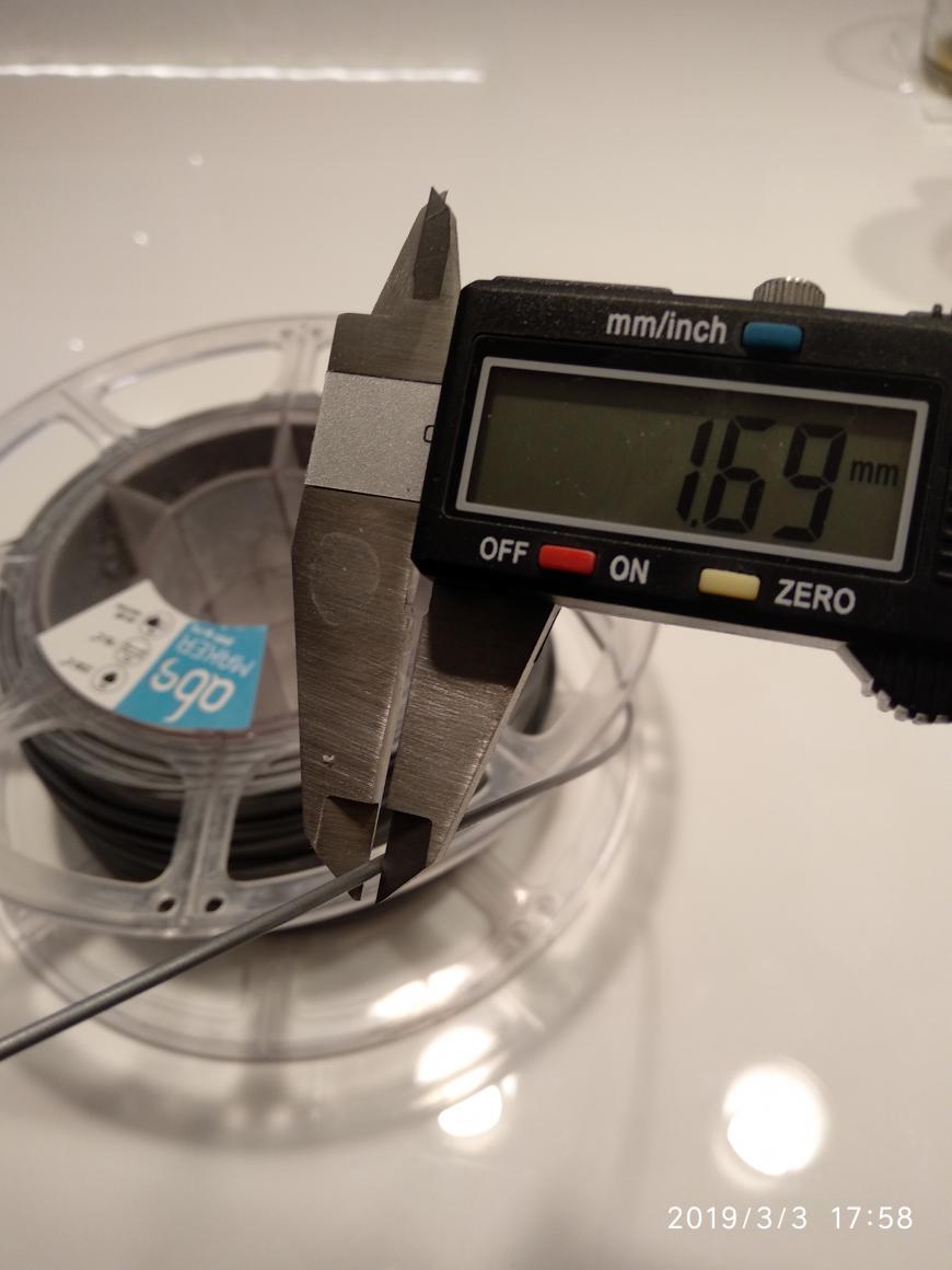 Реальная толщина PETG от ABS Maker Реальная толщина PETG от ABS Maker