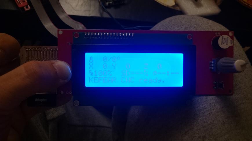 Дисплей на RepRapDiscount Smart Controller тускло светит