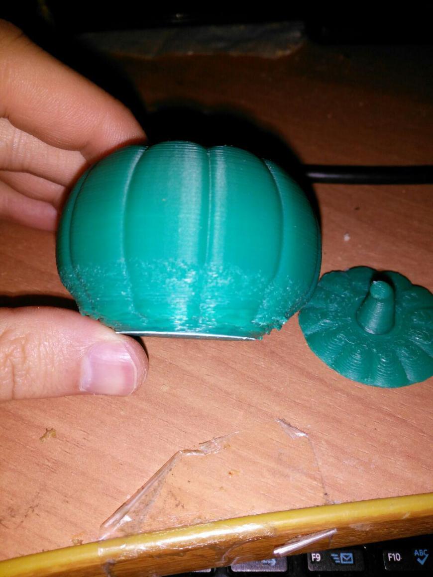 Нижняя часть модели плохо печатает