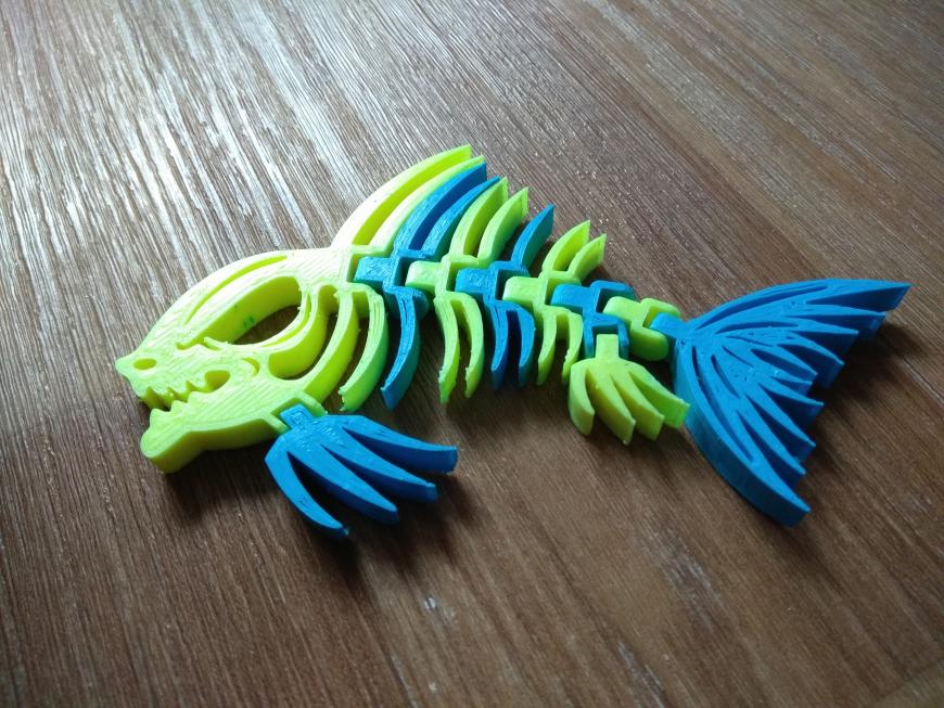 скелет рыбы (неразборный)