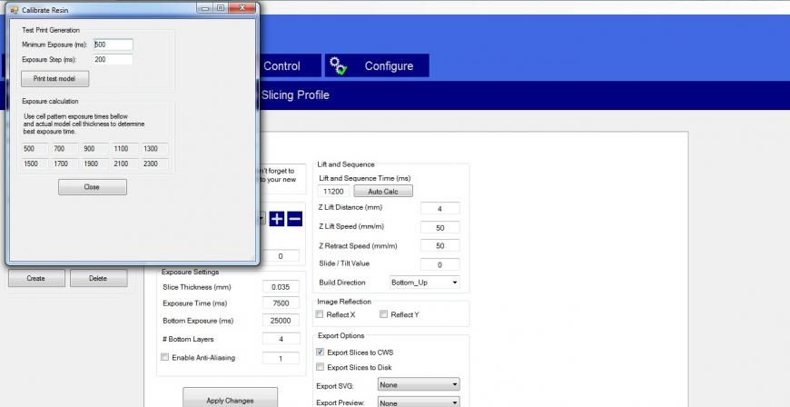 Calibrate Resin Creation Workshop