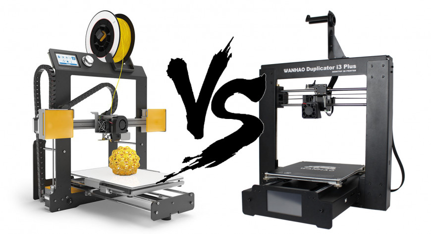 Wanhao Duplicator i3 Plus VS BQ Hephestos 2