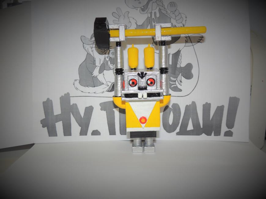 Знакомство с принтером. Робот-заяц и другие модельки.