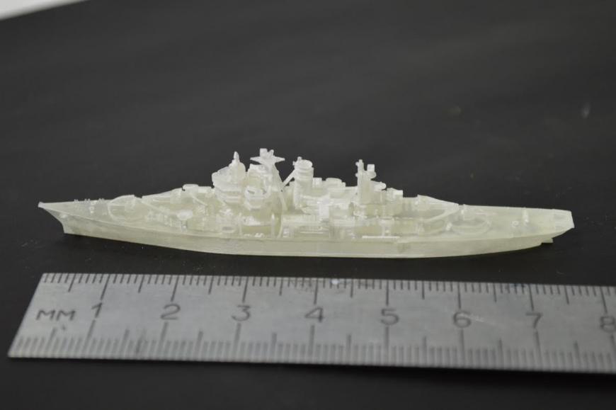 Крошечная 3D-печатная модель корабля поразит ваше воображение