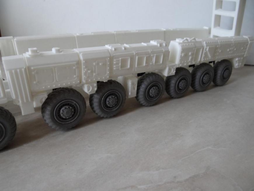 Передвижной ракетный комплекс Тополь м  3D печать