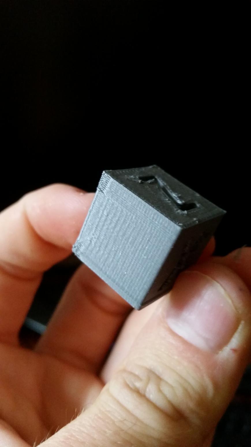 Эксперты, Дайте заключение по результату печати тетового кубика!Плиз )