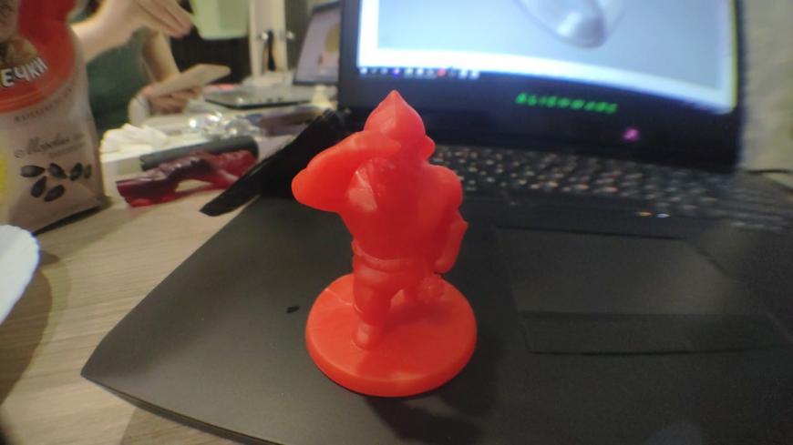 Моя первая печать на Zobu 3D Artel