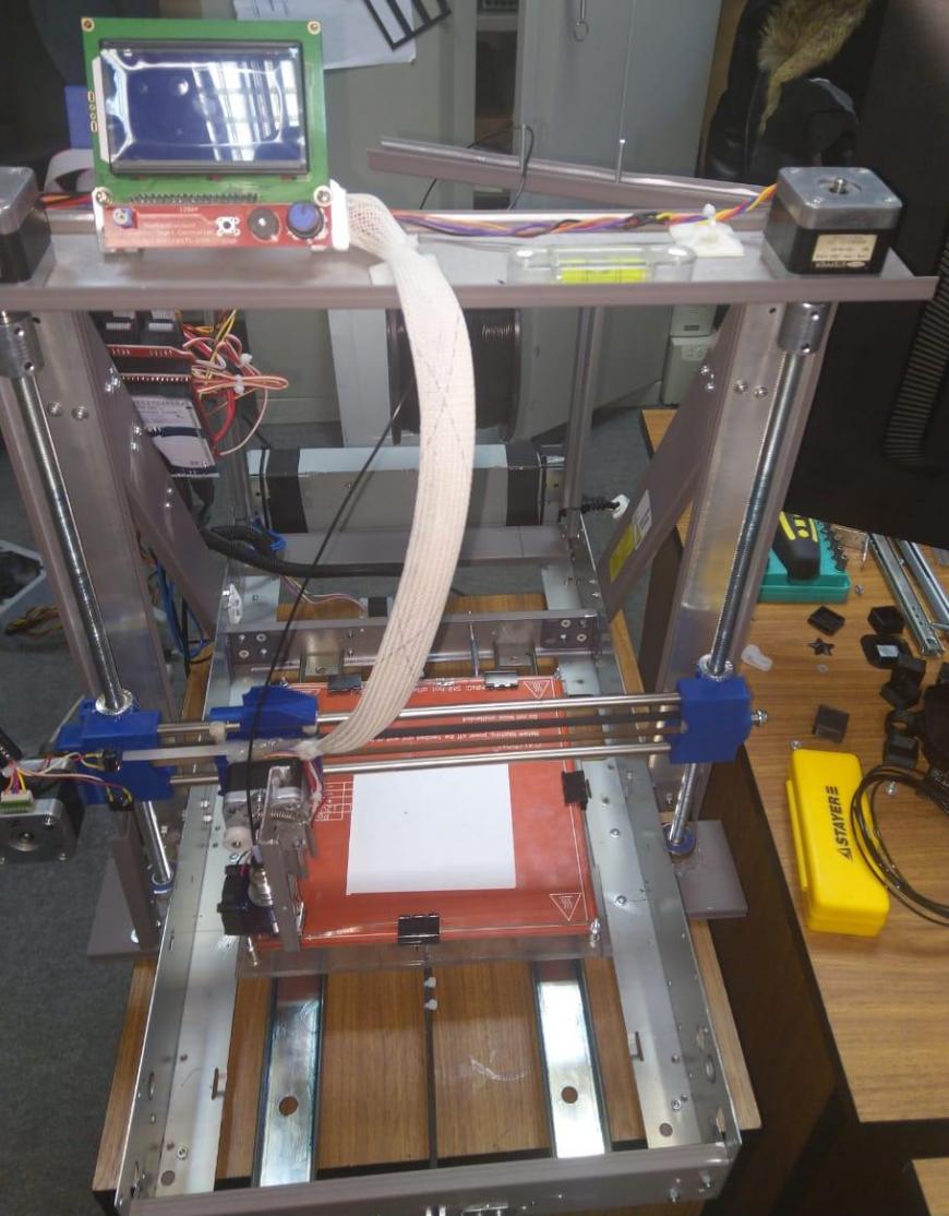 3D Принтер из принтеров и палок