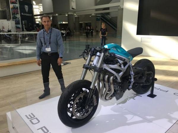 Компания Divergent 3D презентовала 3D-печатный мотоцикл Dagger