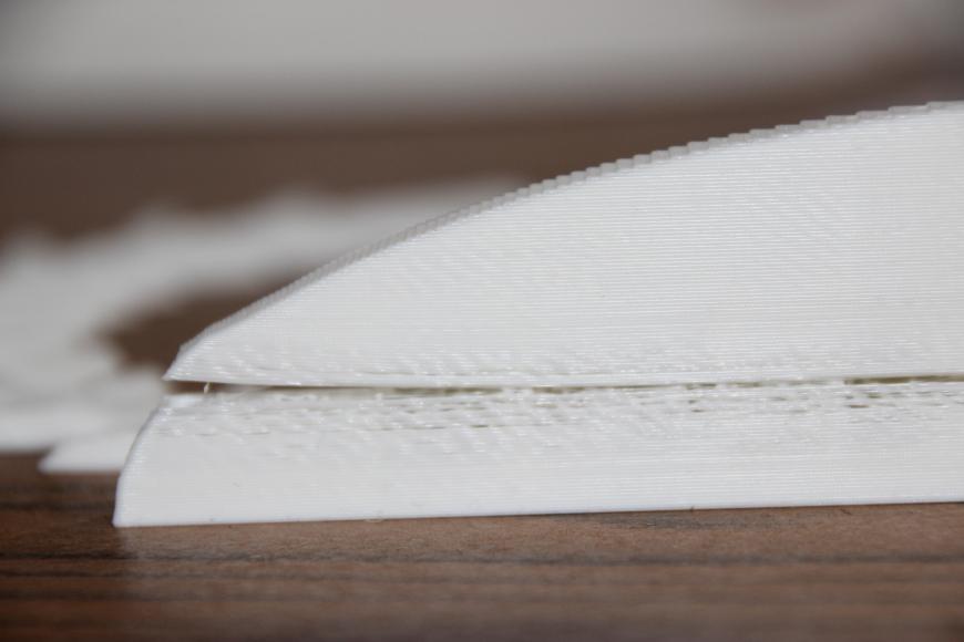 Пропуск слоев при печати одной и той же модели, в прогрессии