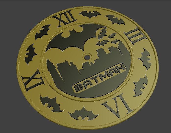 Циферблат 'BATMAN'.