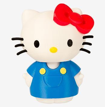 Знаменитая кошечка Hello Kitty! становится трехмерной благодаря усилиям MakerBot и Sanrio
