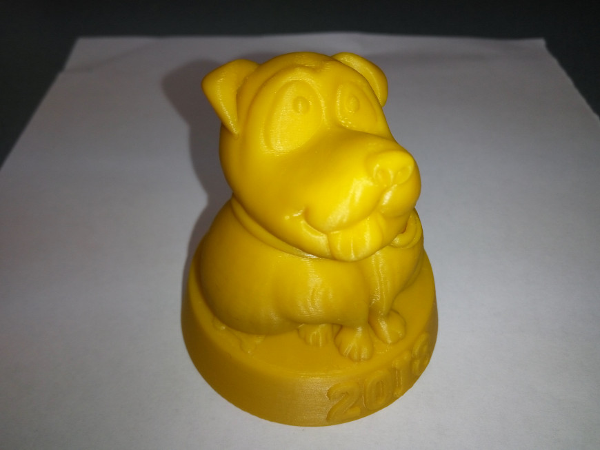 Желтая земляная собака