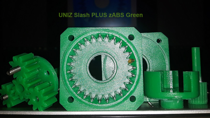 Полимерный редуктор на UNIZ Slash PLUS zABS Green