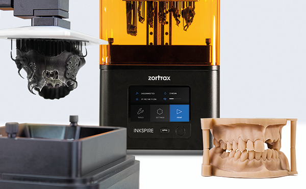 Zortrax предлагает настольные фотополимерные 3D-принтеры Inkspire