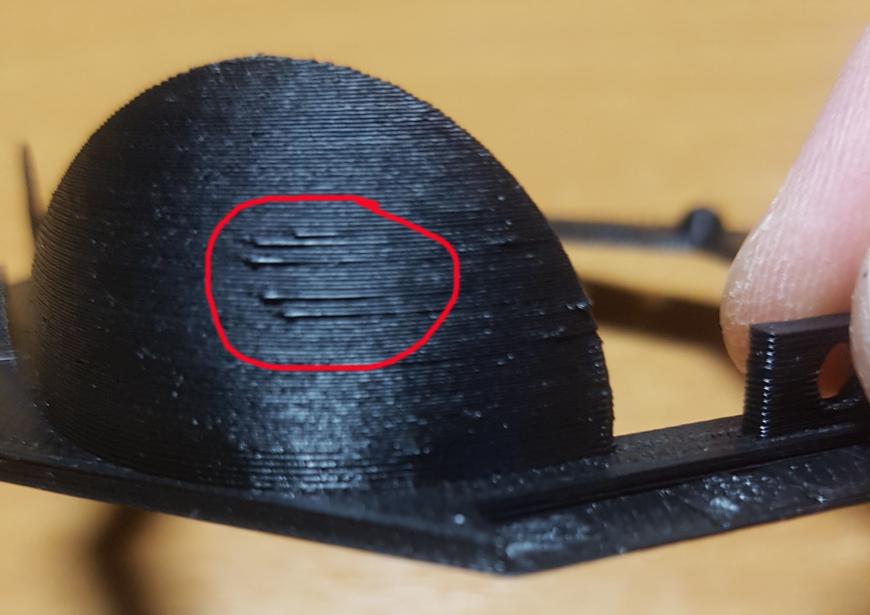 Неровный верхний слой в Simplify3D