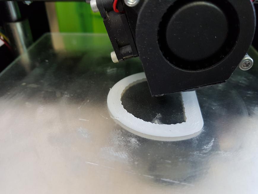 Кривой первый слой