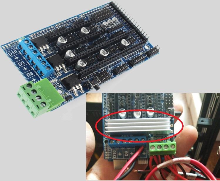 Контроллер дымить Bigtreetech RAMPS 1.5 Контроллер дымить Bigtreetech RAMPS 1.5