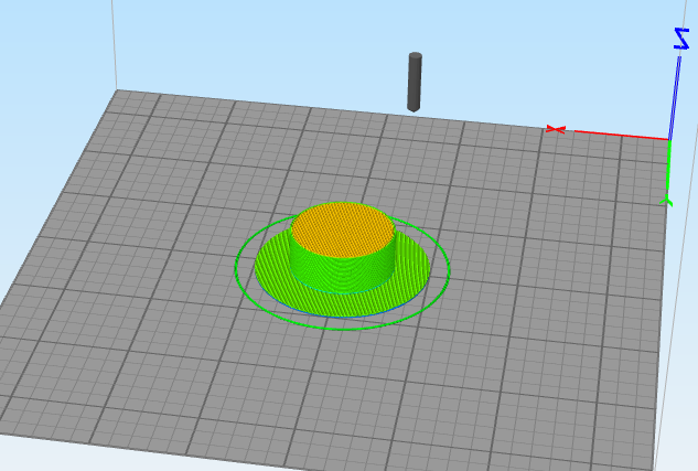 Simplify3D неправильно отображает процесс печати...