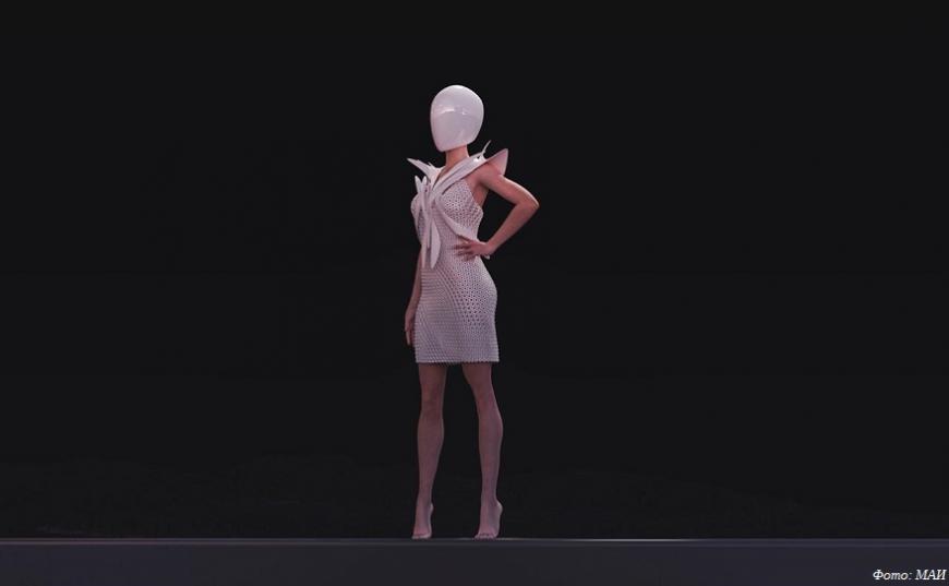 Организатора фестиваля Geek Picnic нарядили в 3D-печатное платье