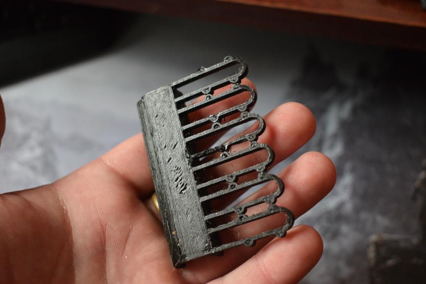 Искажается первый слой