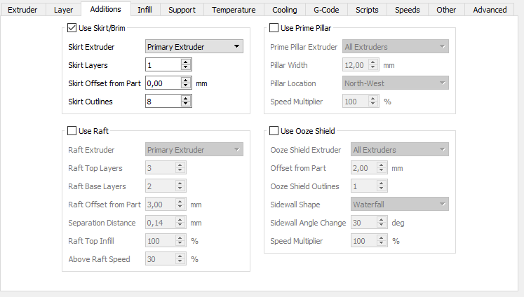 Simplify3d - непонятное поведение при печати вазы