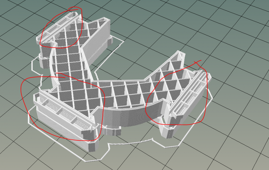 Разные результаты слайсера