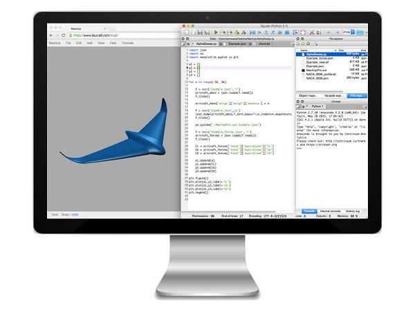 Бесплатное приложение MachUp позволяет рассчитывать летные характеристики 3D-моделей