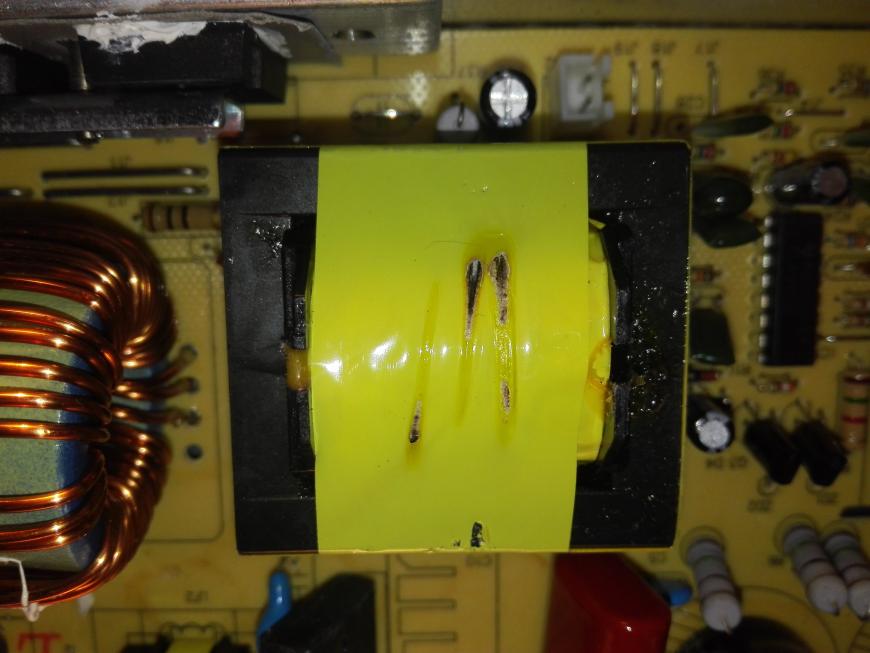 Задымился блок питания