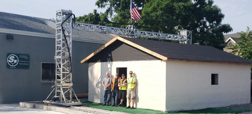 Компания S-Squared напечатала одноэтажный дом за двенадцать часов