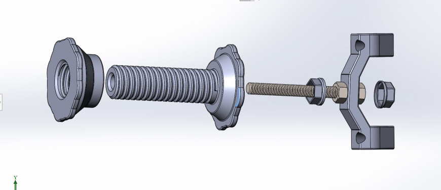Держатель филамента для Anycubic Kossel.