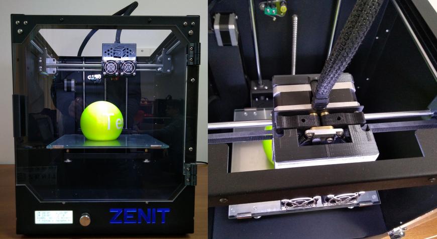 Русский 3D принтер Zenit DUO Switch . Обзор 3D принтера.