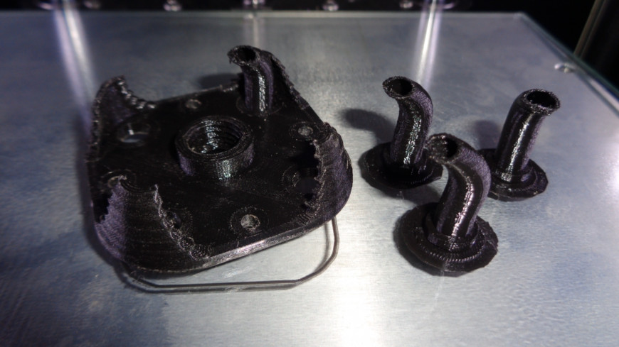 Печать инструмента, сопла и держатель.