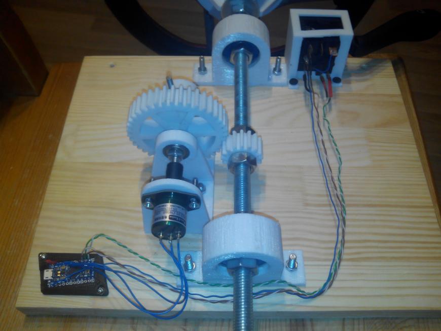Игровой руль на Arduino с напечатанной механикой
