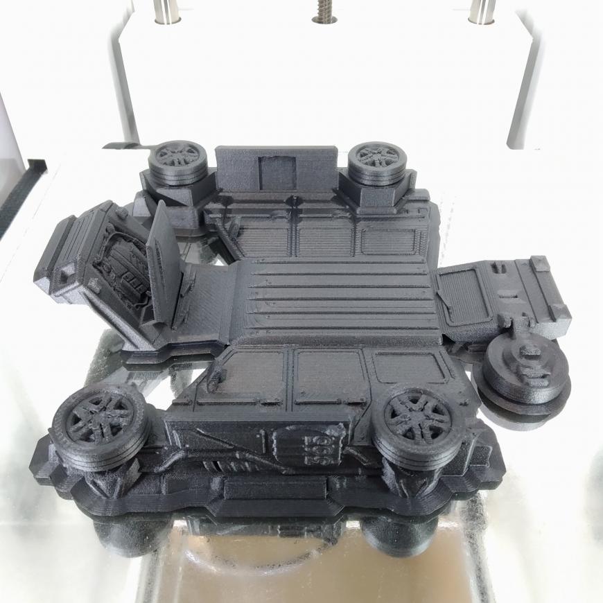 Очень черный гелик с тонировкой