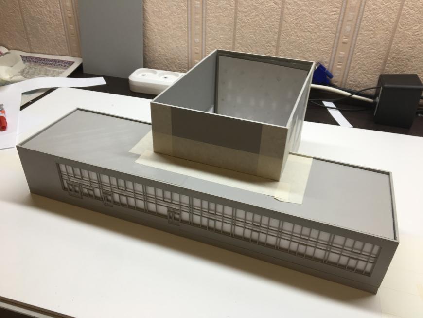 3D печать макета здания администрации г. Орска