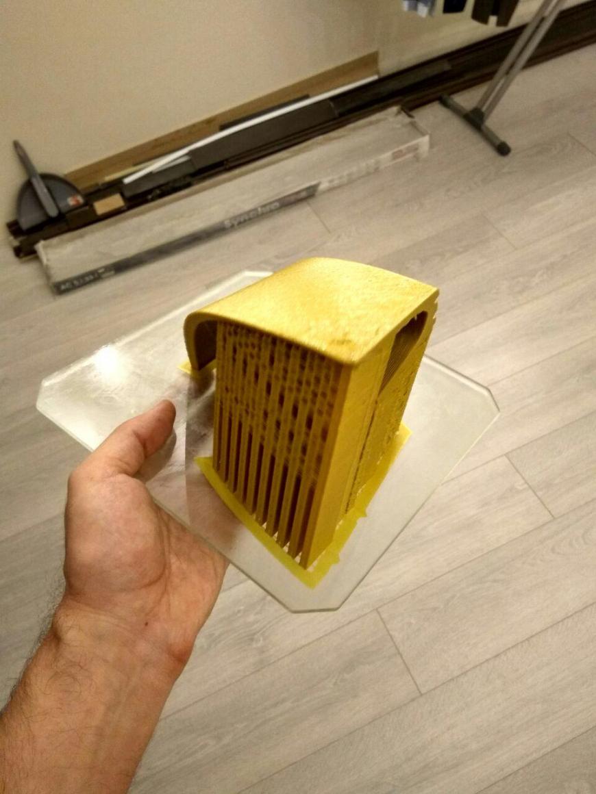 3D-печать полноразмерного бампера для авто VW Touareg