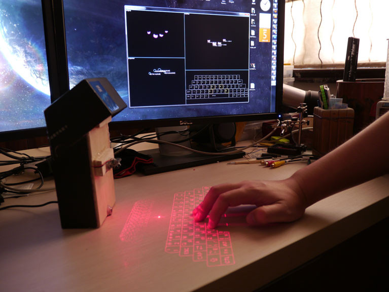 Лазерная клавиатура от RoboPeak