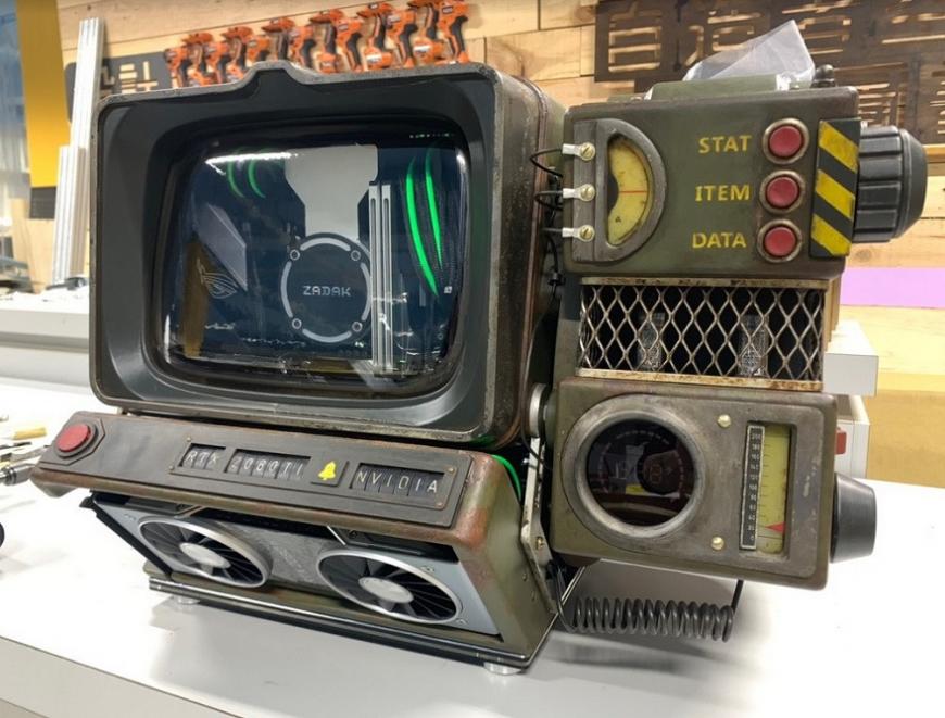 В Тайване продемонстрировали гигантскую 3D-печатную версию компьютера из Fallout 76