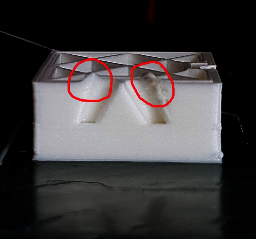 Задираются вверх нависающие слои