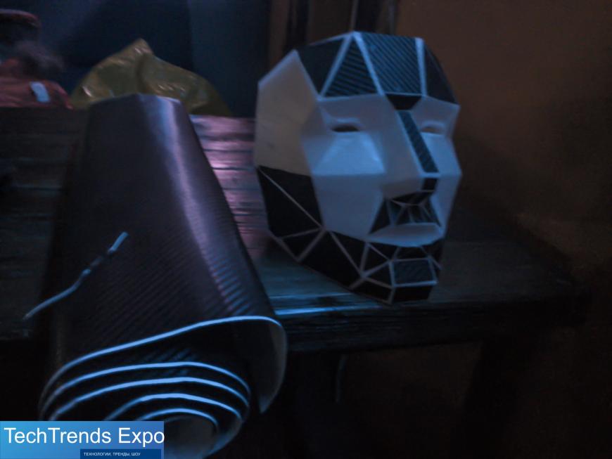 Светодиодная маска на 3D принтере.