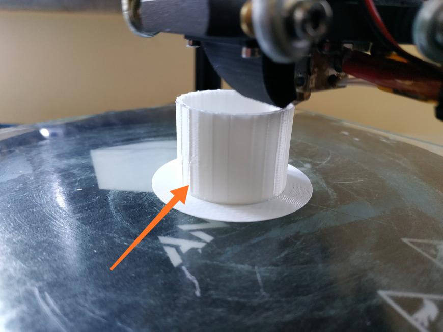 Anycubic kossel (pulley) - видны ребра Anycubic kossel (pulley) - видны ребра