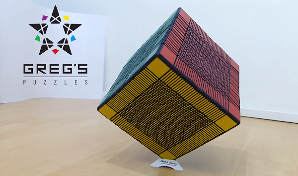 Французский мейкер напечатал на 3D-принтере супер-кубик Рубика