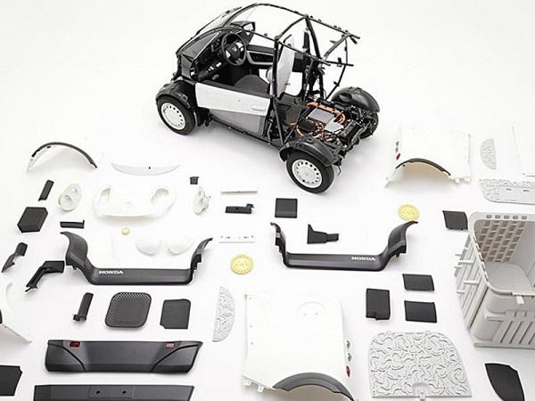 Honda представила компактный кастомизируемый 3D-печатный электромобиль