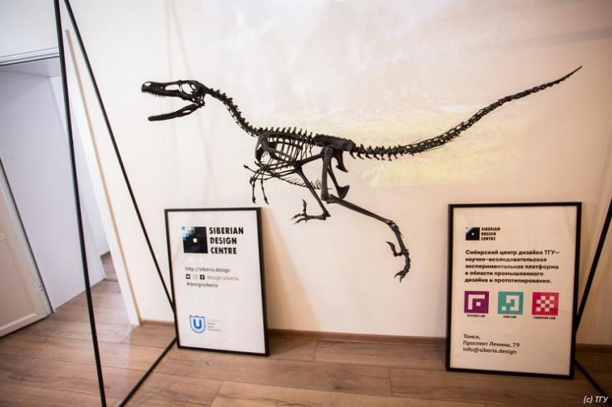 В ТГУ на 3D-принтере напечатали полутораметровый скелет динозавра