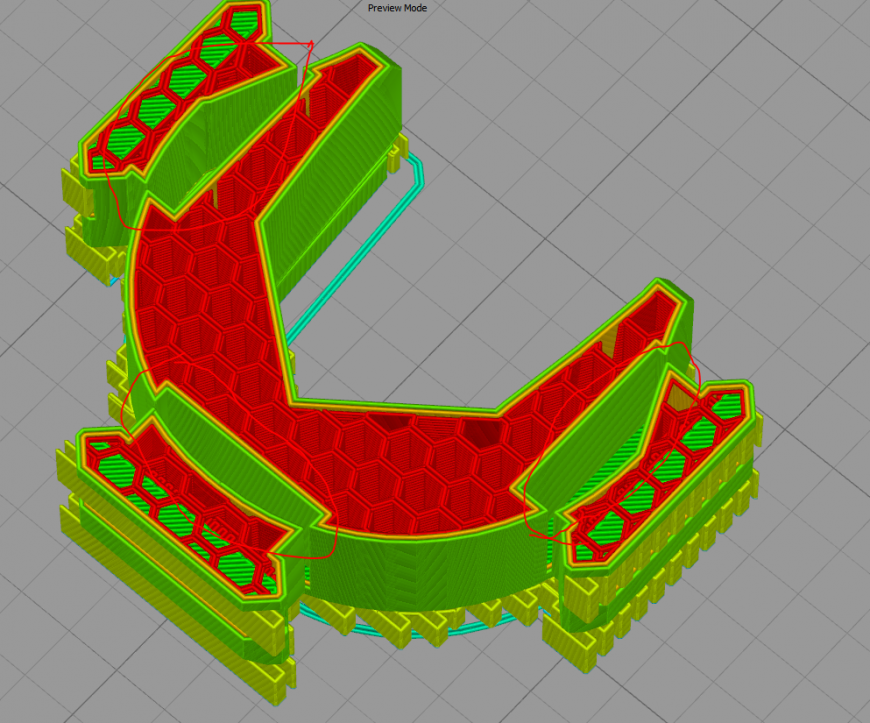 Разные результаты слайсера