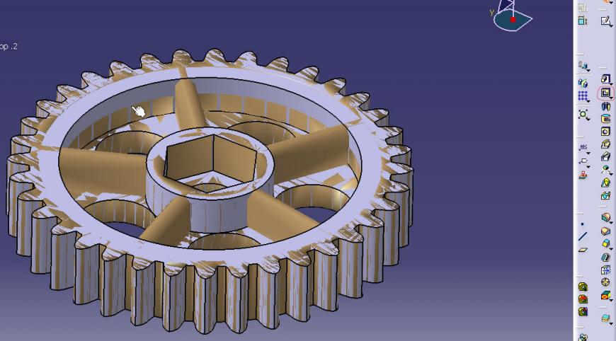 Перестроение STL модели в CAD модель