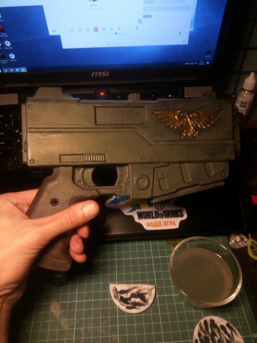 Оружие для косплея инквизитора Warhammer 40000