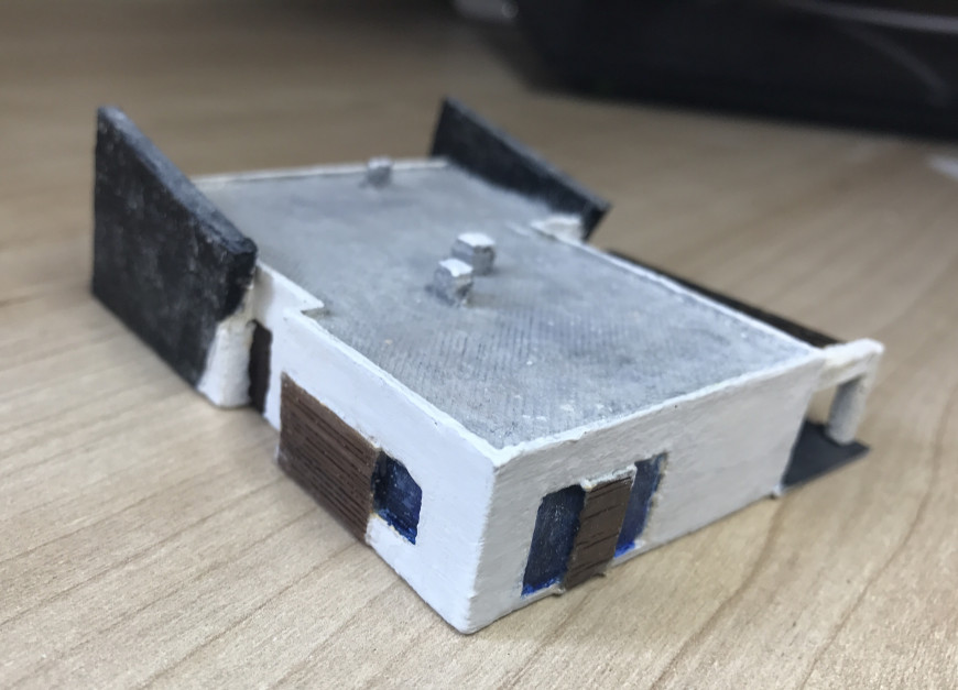 Одноэтажный домик